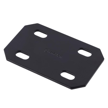 Hampton Hampton 1/8 in. H X 3 in. W X 4.75 in. L Black Steel Mending Plate 02-3411-503